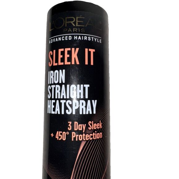 Loreal Paris Sleek It Iron Straight Heat Spray 3 Day Sleek New - Picture 2 of 6